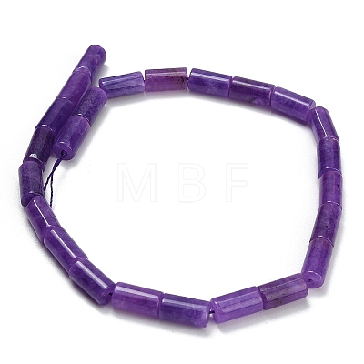 Dyed Natural Malaysia Jade Beads Strands G-C285-B01-01E-1
