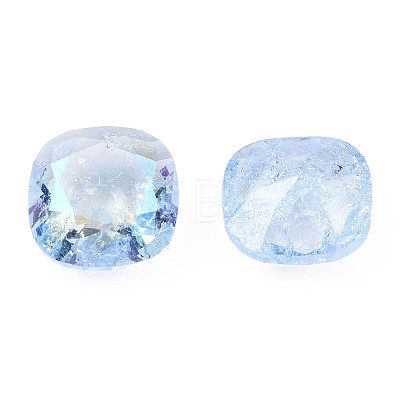 Glass Rhinestone Cabochons MRMJ-N029-02B-01-1