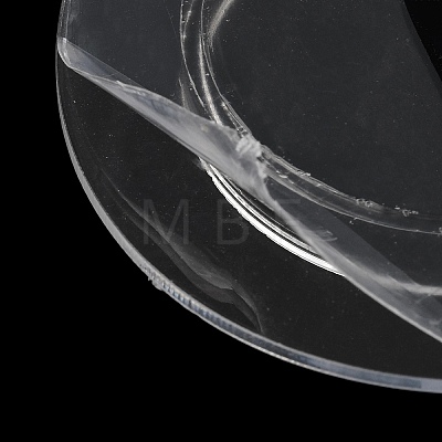 Clear Acrylic Slant Back Single Bracelet Bangle Display Stands BDIS-C003-01C-1