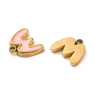 304 Stainless Steel Enamel Charms STAS-L022-292G-M-1