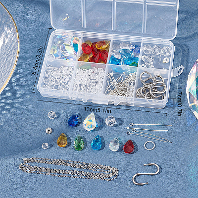Crystal Suncatcher Making Kit for Hanging Pendant Ornament DIY-SC0020-48-1