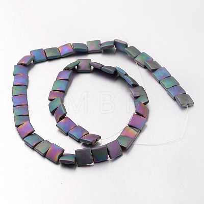 Electroplate Non-magnetic Synthetic Hematite Bead Strands G-F300-26-F02-1