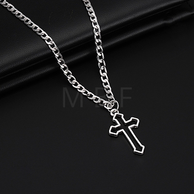 Alloy Pendant 201 Stainless Steel Chain Necklaces for Men FS-WG1D596-08-1