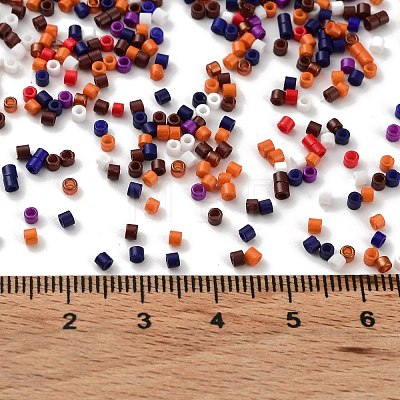 Baking Paint Glass Seed Beads SEED-S042-05B-49-1