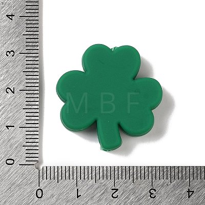 Clover Silicone Focal Beads SIL-G011-11-1