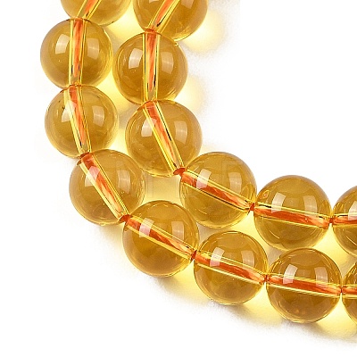 Synthetic Quartz Bead Strands G-H001-66A-02-1