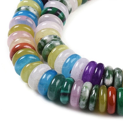 Natural & Synthetic Mixed Stone Beads Strands G-Q159-B12-01-1