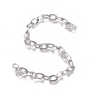 304 Stainless Steel Chain CHS-G017-10P-0.8mm-1