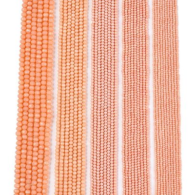 Opaque Solid Color Imitation Jade Glass Beads Strands EGLA-A044-P2mm-D33-1