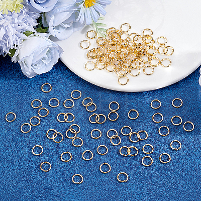 200Pcs 304 Stainless Steel Open Jump Rings STAS-ME0003-46-1