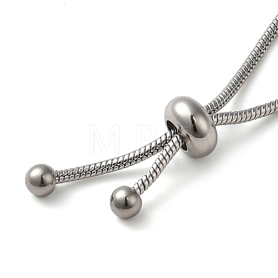 Adjustable 304 Stainless Steel Bracelet Making STAS-G169-02P-1