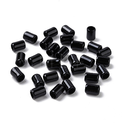 Column Rack Plating Spray Painted Alloy Beads for Jewelry Making PALLOY-F291-01E-1