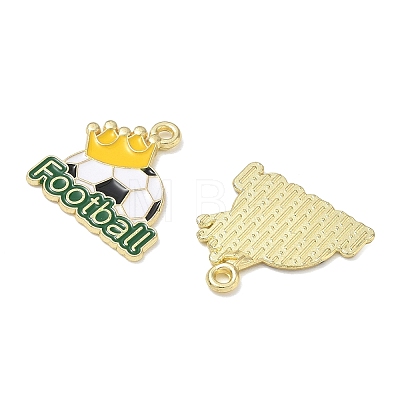 Alloy Enamel Pendants AL-CBAD1A5-01A-G-1
