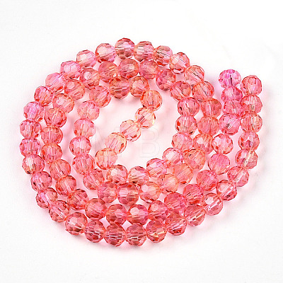 Baking Paint Transparent Glass Beads X1-DGLA-A035-T4mm-A01-1