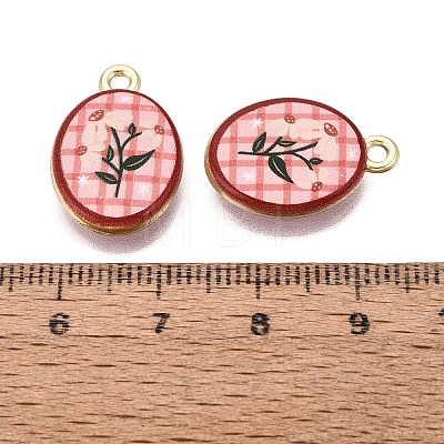 Valentine's Day Printed Alloy Pendants PALLOY-SZC0008-05Q-1