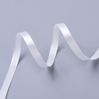 1/4 inch(7mm) White Satin Ribbon Wedding Sewing DIY X-RC012-42-1