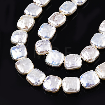 ABS Plastic Imitation Pearl Beads Strands KY-N015-02-A05-1