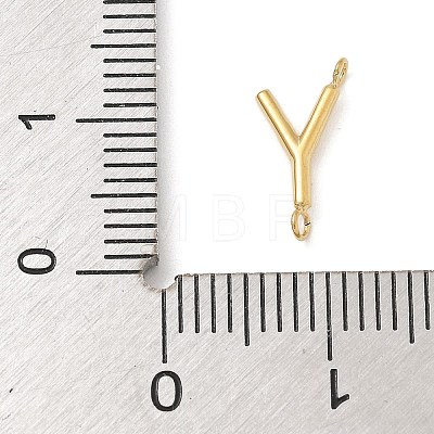 304 Stainless Steel Letter Connector Charms STAS-M108-01G-25-1