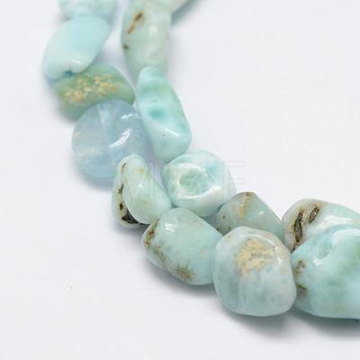 Natural Larimar Beads Strands G-F521-35-1