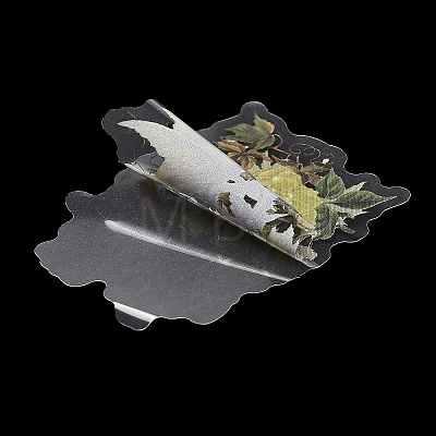 45Pcs Flower Fairy PET Adhesive Waterproof Stickers DIY-K074-03C-1