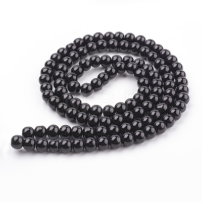 Glass Pearl Beads Strands HY-8D-B20-1-1