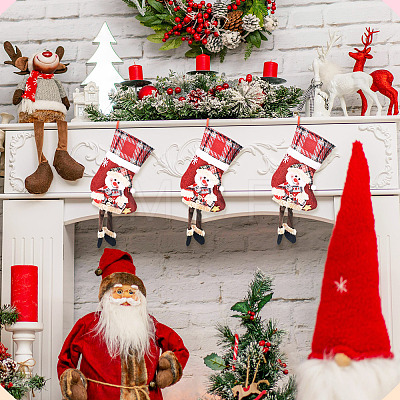 Christmas Theme Non-woven Fabrics Bags ABAG-TAC0005-03A-1