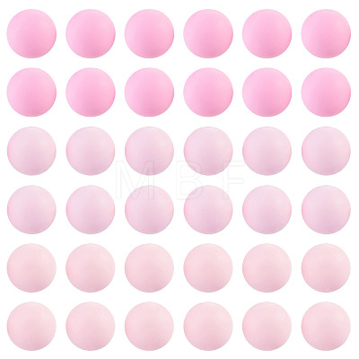 45Pcs 3 Colors Round Silicone Focal Beads SIL-TAD0001-01E-1