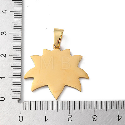 201 Stainless Steel Pendants STAS-D041-16G-1