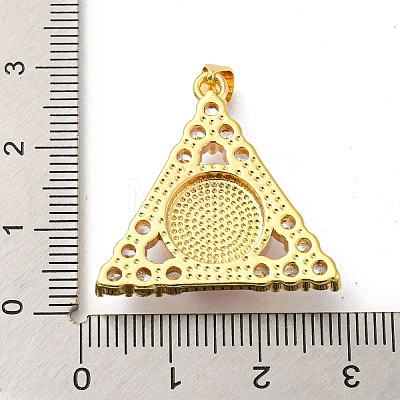 Real 18K Gold Plated Brass Pendants KK-L209-007G-09-1