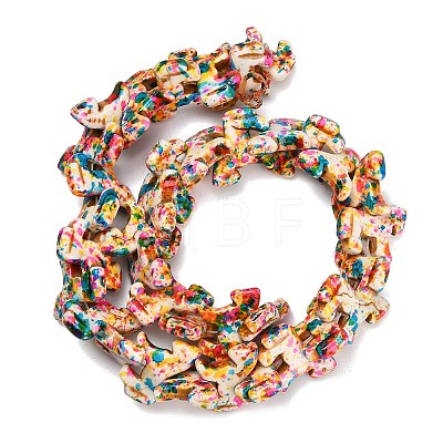 Dyed Synthetic Turquoise Beads Strands GG-CBAAE19-04B-1