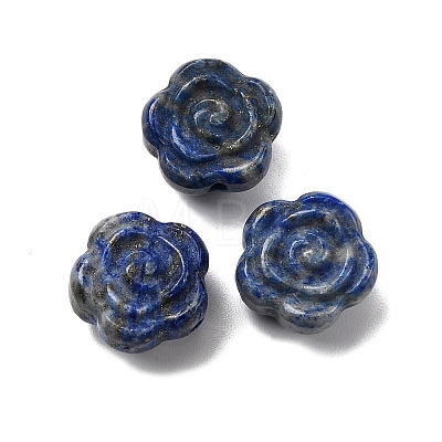 Natural Lapis Lazuli Carved Beads G-L636-C03-01-1
