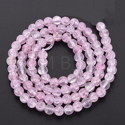 Crackle Glass Beads Strands GLAA-S192-D-006D-1