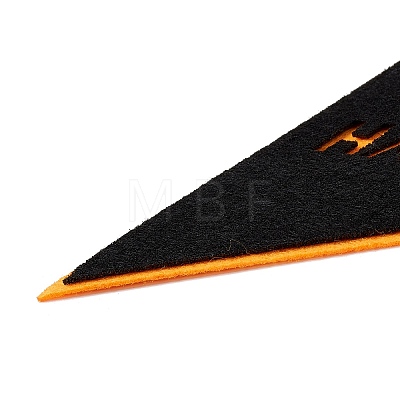 16Pcs 2 Color Flag Felt Ornaments LS-DIY-B054-02C-1