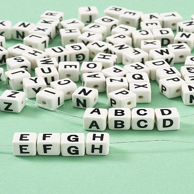 20Pcs Porcelain Beads PORC-FS0001-08Y-1