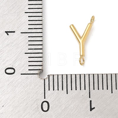 304 Stainless Steel Letter Connector Charms LS-STAS-M108-01G-25-1