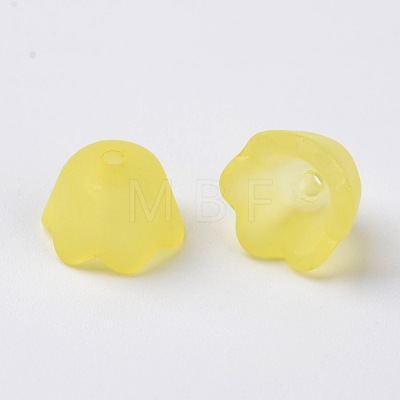 Transparent Acrylic Beads Caps X-PL543-2-1