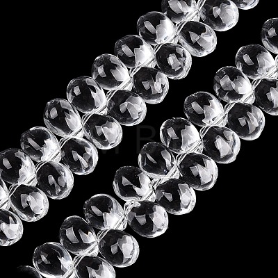 Transparent Glass Beads Strands X-GL-N005-02A-A01-1