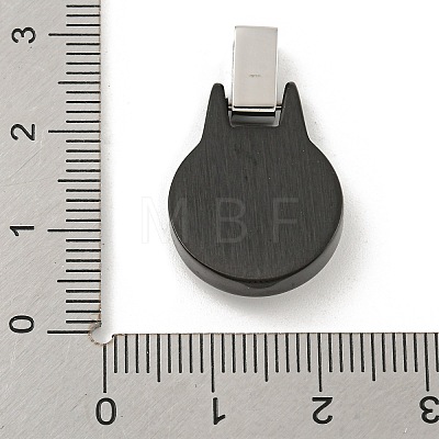 304 Stainless Steel Pendants STAS-F307-10EB-1