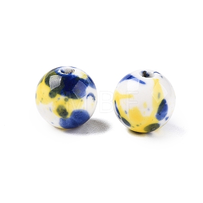 Handmade Porcelain Beads PORC-Q197-12mm-04-1