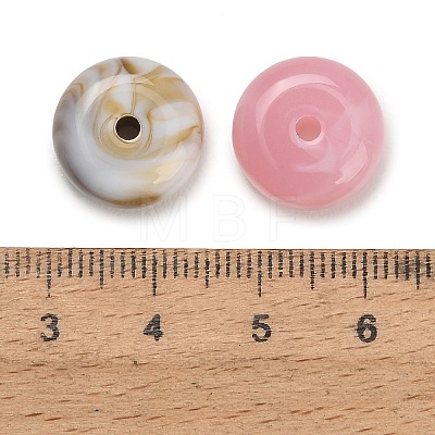 Two-tone Opaque Acrylic Beads AC-CBA6BCC-17-1