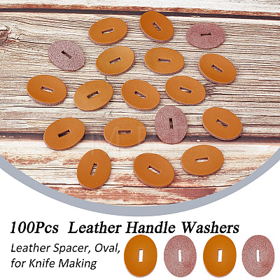 Leather Handle Washers AJEW-WH0317-34D-1