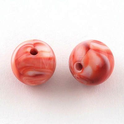 Opaque Acrylic Beads LS-SACR-R853-10mm-201-1