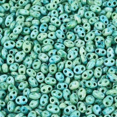 Picasso Glass Seed Beads GL-N001-02C-1