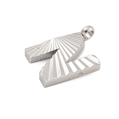 304 Stainless Steel Charms STAS-G345-01P-N-1
