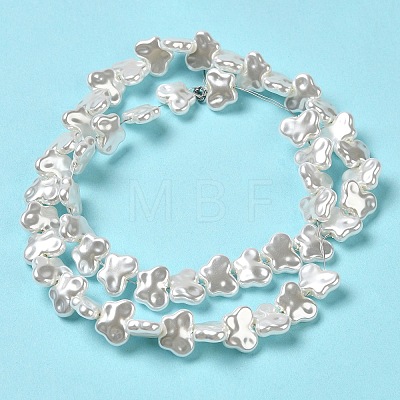 ABS Plastic Imitation Pearl Beads Strands KY-F021-04-1-1