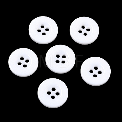 Resin Buttons RESI-D033-15mm-01-1