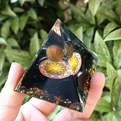 Orgonite Pyramid Resin Energy Generators PW-WG93778-01-1