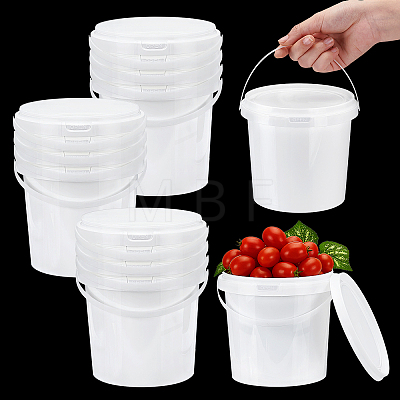 12Pcs Plastic Storage Bucket AJEW-TW0001-22B-1