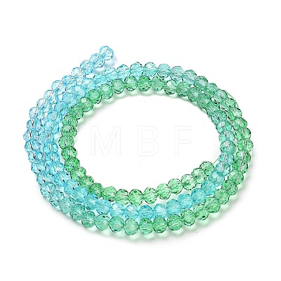 Transparent Painted Glass Beads Strands LS-DGLA-A034-T4mm-A17-1