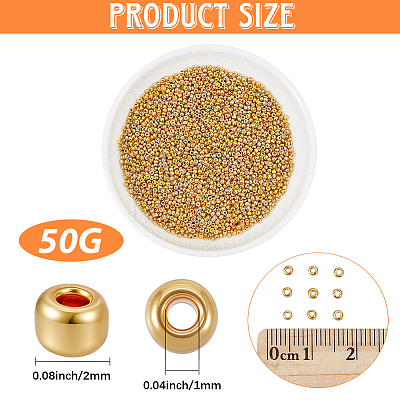 50G Glass Seed Beads SEED-PA0001-36A-02-1